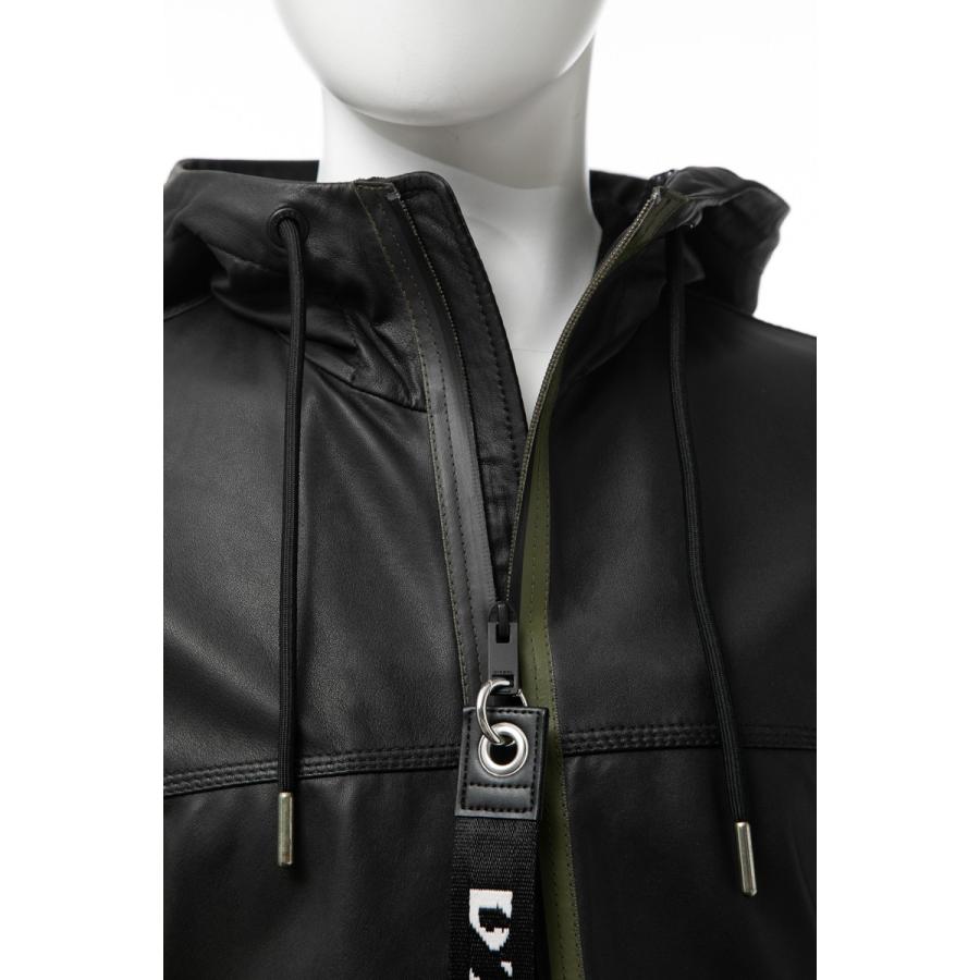 ディーゼル レザーブルゾン レザージャケット L-TECH GIACCA メンズ ディーゼル レザーブルゾン レザージャケット L-TECH GIACCA メンズ