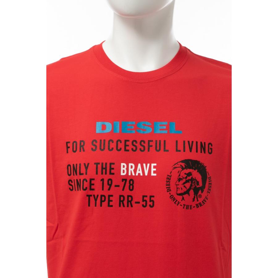 ディーゼル Tシャツ 半袖 丸首 クルーネック T Diego Xb Maglietta メンズ 00sies 0091a レッド Diesel Diffusion 通販 Yahoo ショッピング