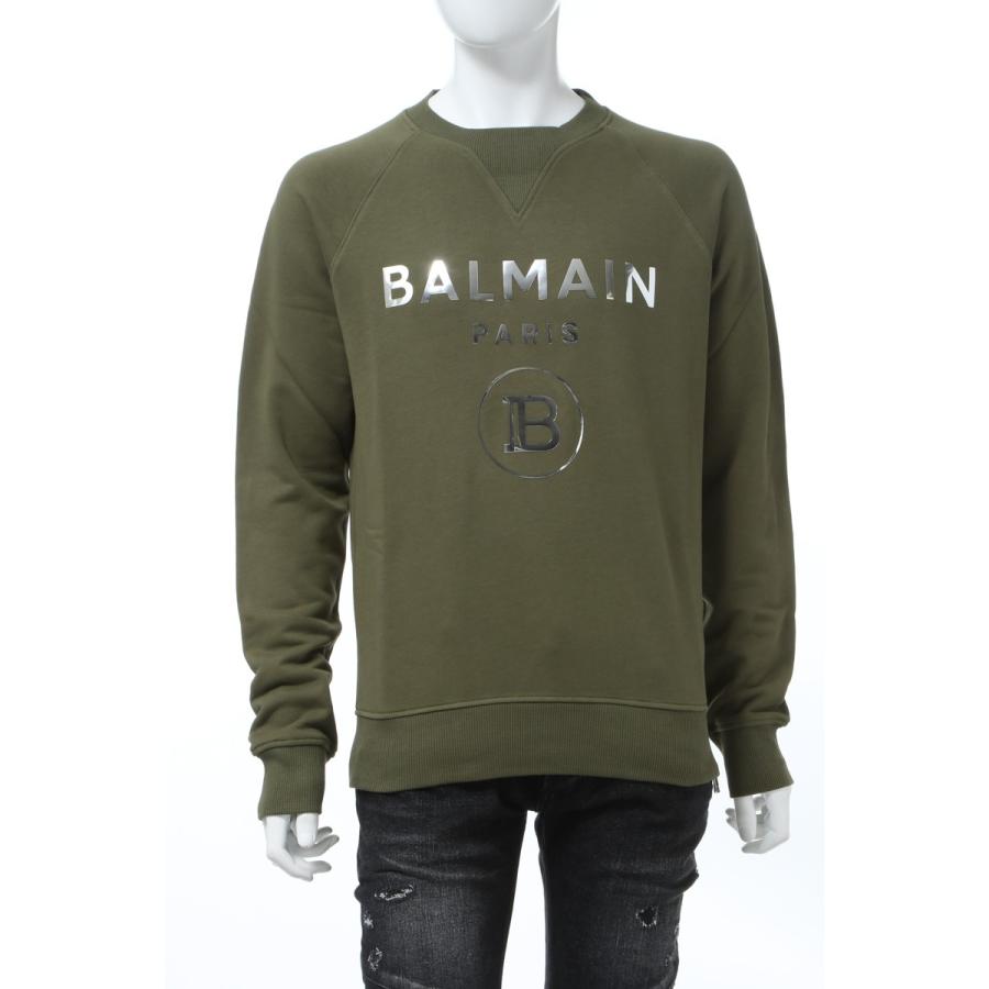 トレーナー バルマン プルオーバー Th カーキ スウェット トレーナー メンズ Diffusion 年春夏新作 トレーナー カーキ Balmain I231