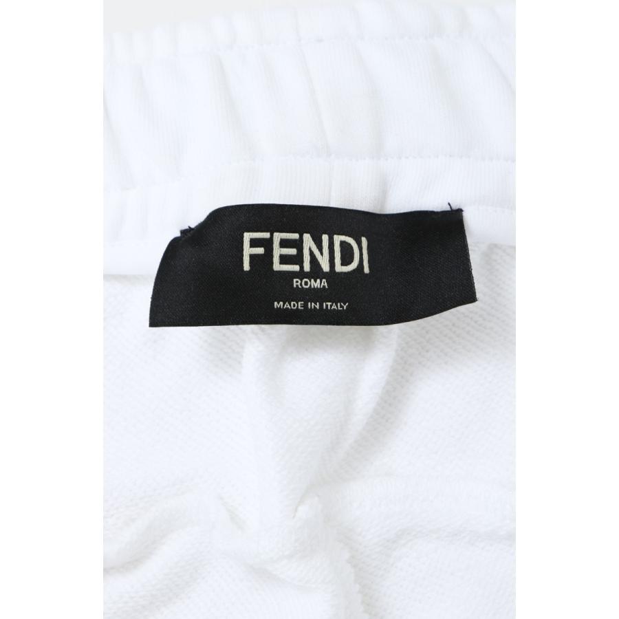 フェンディー FENDI ショートパンツ ハーフパンツ スウェットパンツ メンズ FAB551 ABTC ホワイト 2020年春夏新作