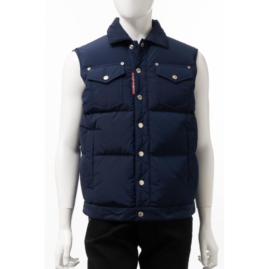 ディースクエアード ダウンベスト メンズファッション メンズ ダウンベスト ジャケット S74fb0261s ネイビー 年秋冬