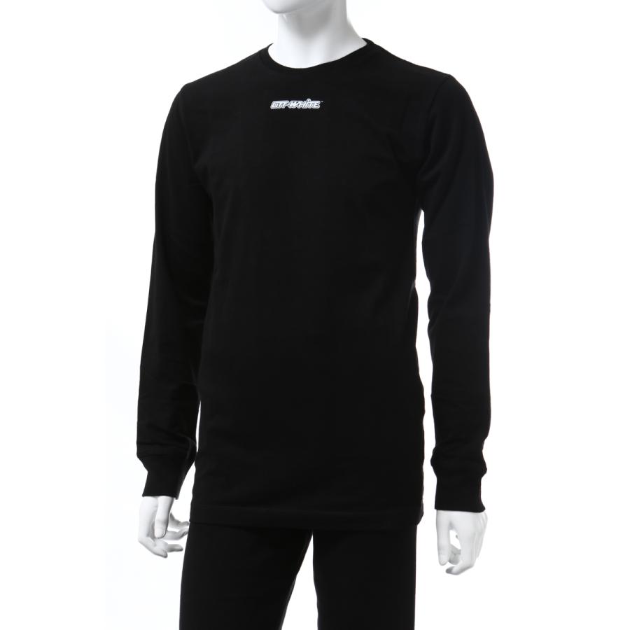 オフホワイト OFF-WHITE ロングＴシャツ ロンT 長袖 丸首 クルーネック OMAB001E20JER0031025 メンズ OAB001E20JER003 ブラック×レッド 2020年秋冬新作 オフホワイト OFF WHITE ロングＴシャツ ロンT 長袖 丸首 クルーネック OMAB001E20JER0031025 OAB001E20JER003 ブラック×レッド