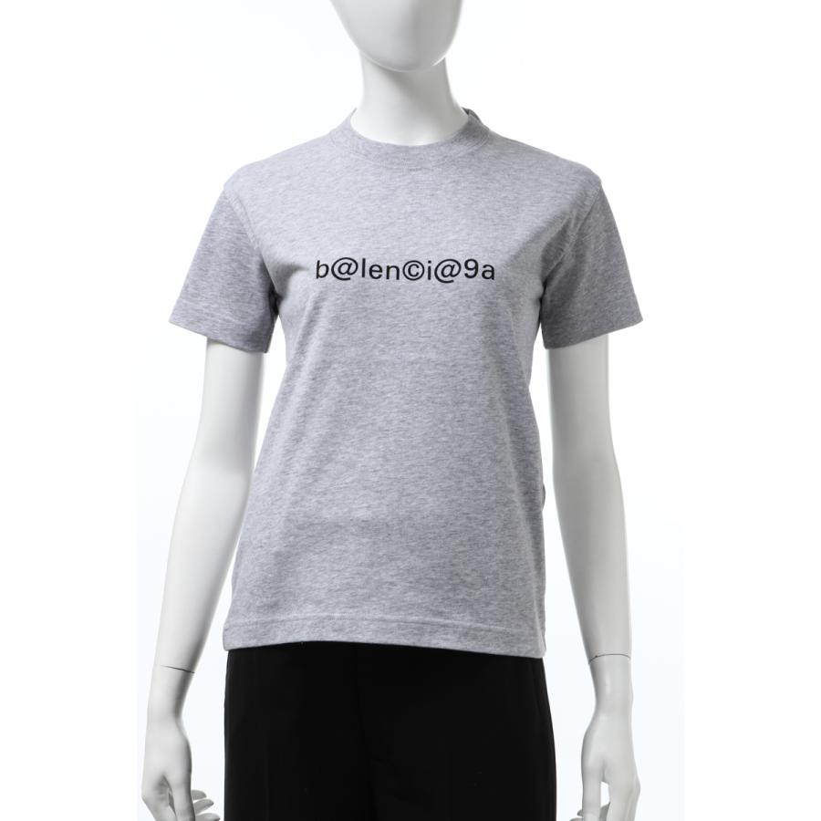 即納最大半額 バレンシアガ Tシャツ 半袖 丸首 クルーネック レディース Tiv50 グレー 年秋冬新作 Balenciaga 全ての Atempletonphoto Com