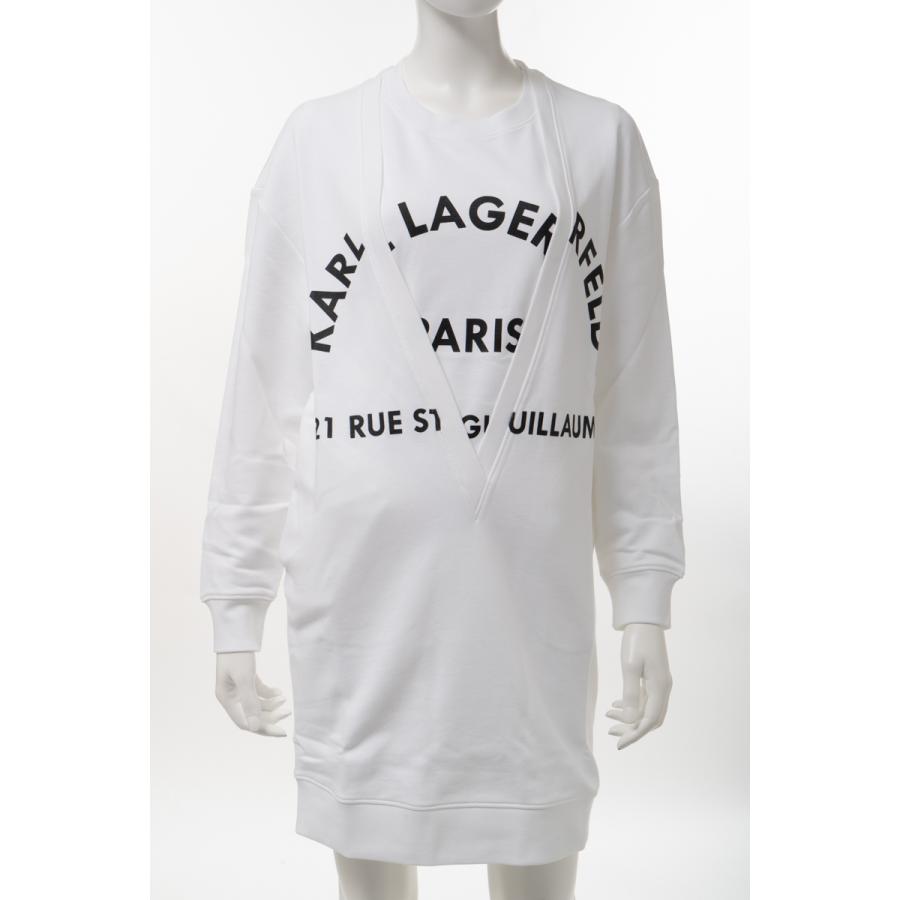 想像を超えての カールラガーフェルド ワンピース スウェットワンピース 長袖 レディース 5w1818 ホワイト Karl Lagerfeld Diffusion 通販 Yahoo ショッピング 大注目 Www Doctor Plan Com