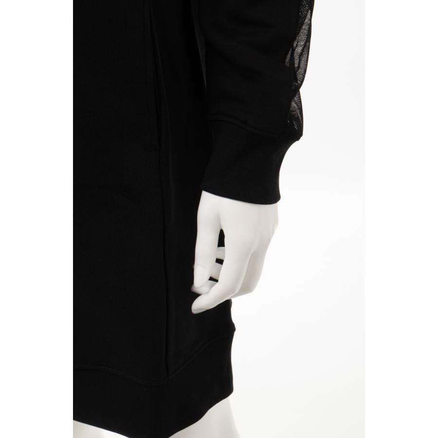 在庫一掃最安挑戦 カールラガーフェルド ワンピース スウェットワンピース 長袖 レディース 5w1853 ブラック Karl Lagerfeld 100 本物保証 Kpiss Fm