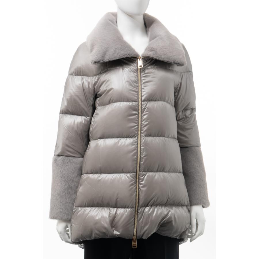ヘルノ ダウンコート ダウンジャケット レディース Pi1132d 117 グレー 年秋冬新作 Herno Diffusion 通販 Yahoo ショッピング