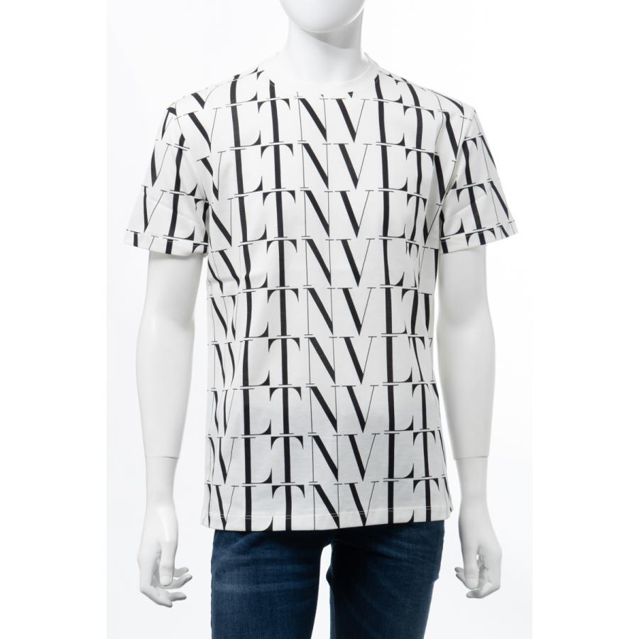 爆売り ヴァレンティノ Tシャツ 半袖 丸首 クルーネック メンズ Uv3mg08j6pe ホワイト ブラック 年秋冬 Valentino 全品送料無料 Www Sealpaddleboards Com