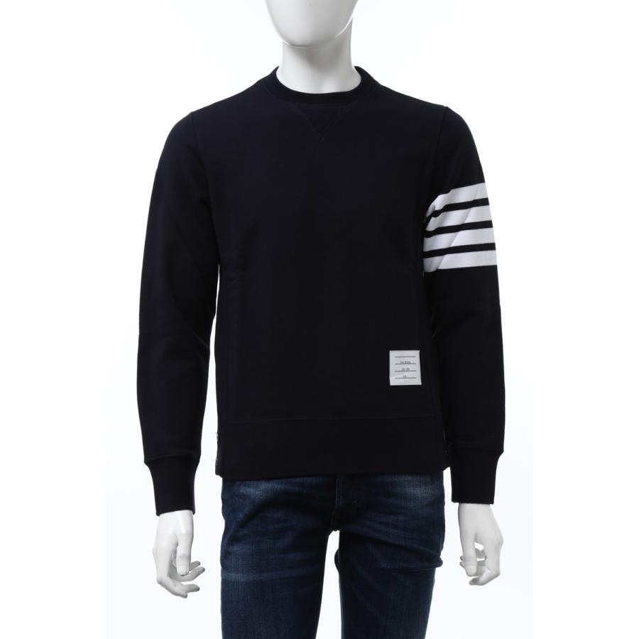 THOM BROWNE ネイビー トレーナー