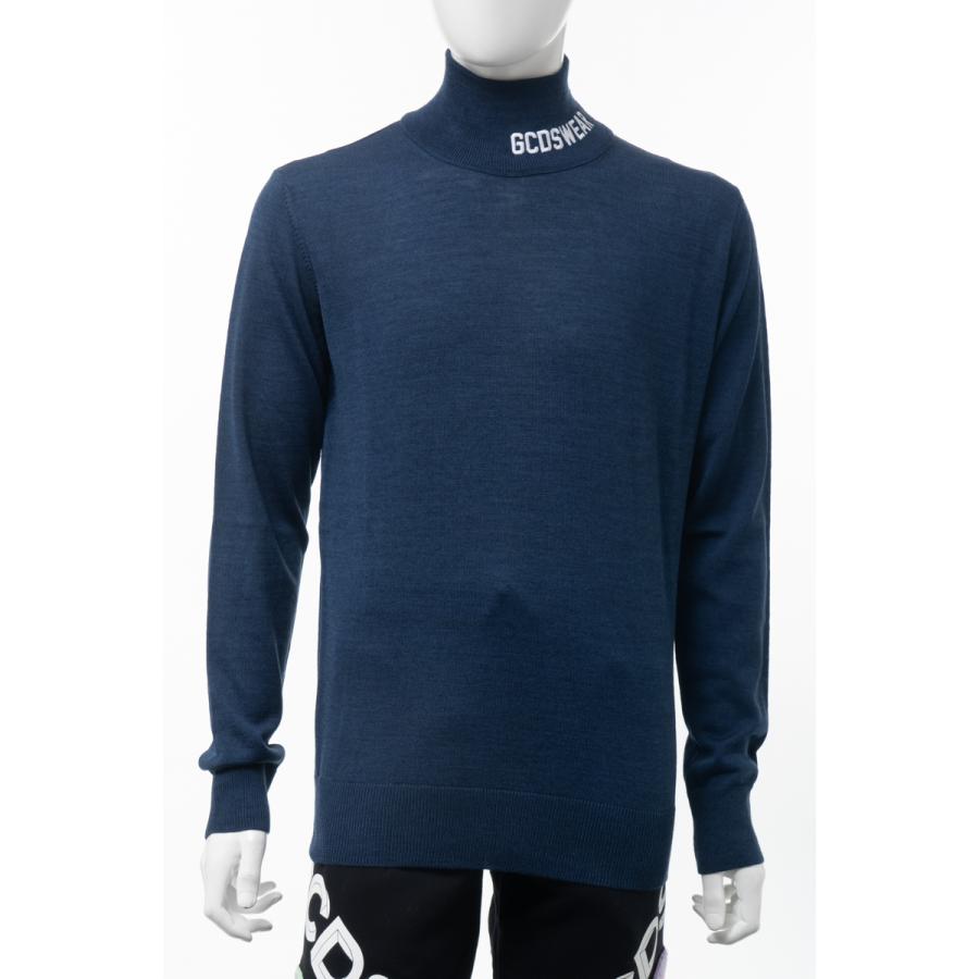 売り出し値下 ジーシーディーエス セーター ニット ハイネック BLUE 08