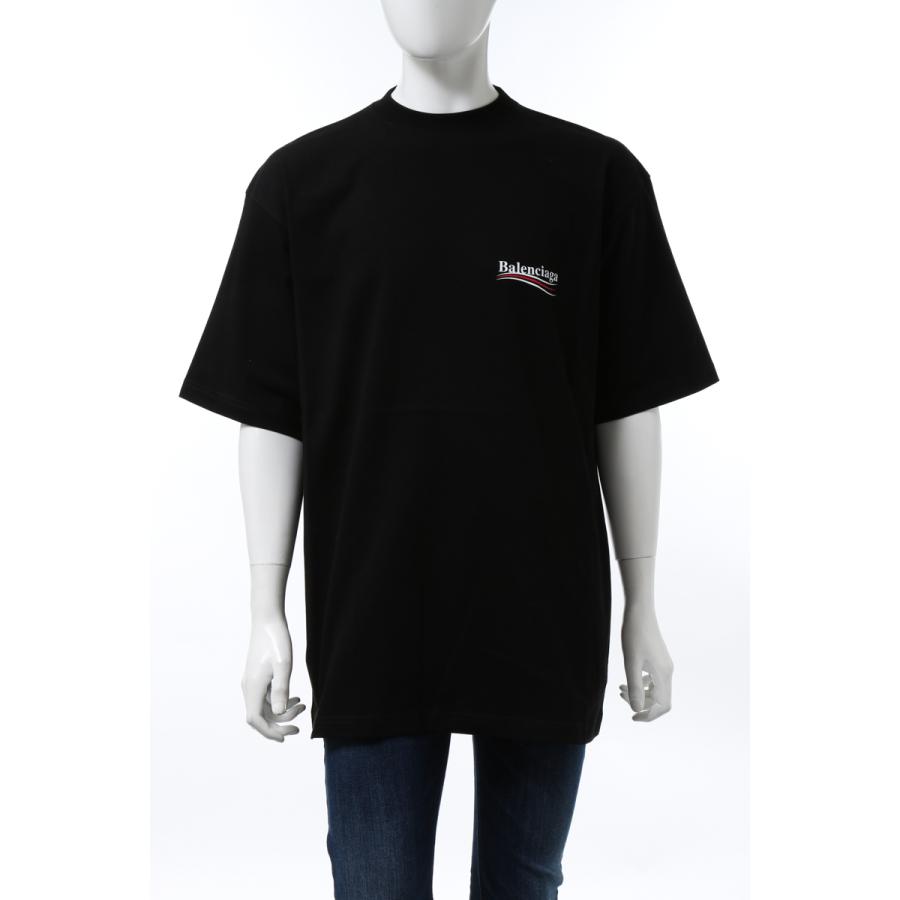 バレンシアガ Tシャツ 半袖 丸首 クルーネック メンズ 6969 Tiv52 ブラック 年秋冬新作 Balenciaga Diffusion 通販 Yahoo ショッピング