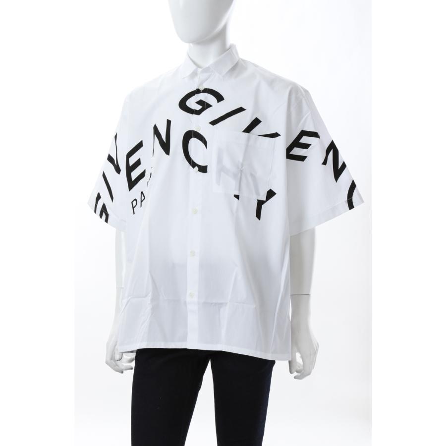 ジバンシー ジバンシィ シャツ カッターシャツ ワイシャツ 半袖 BM60L3109F100 メンズ BM60L3109F ホワイト GIVENCHY 2021年春夏新作
