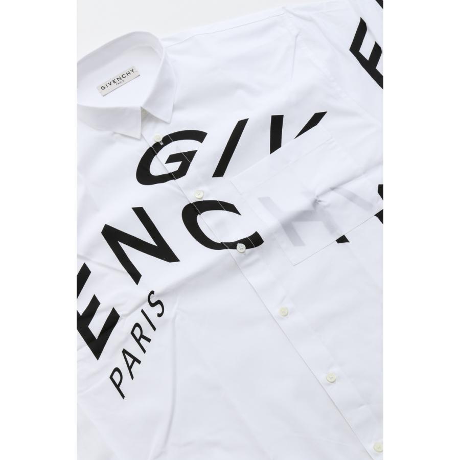 ジバンシー ジバンシィ シャツ カッターシャツ ワイシャツ 半袖 BM60L3109F100 メンズ BM60L3109F ホワイト GIVENCHY 2021年春夏新作