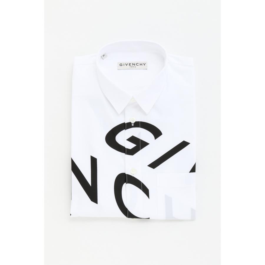 ジバンシー ジバンシィ シャツ カッターシャツ ワイシャツ 半袖 BM60L3109F100 メンズ BM60L3109F ホワイト GIVENCHY 2021年春夏新作