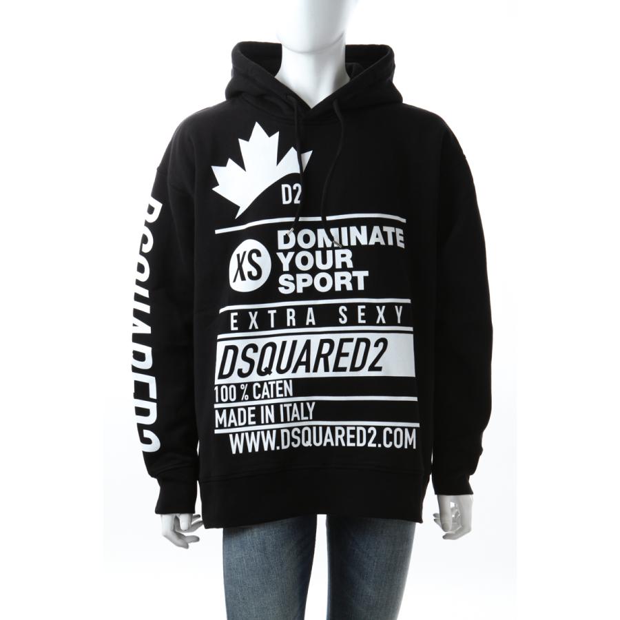 ディースクエアード トレーナー Dsquared2 スウェットパーカー フーディー ジャージ スウェットトップス 裏起毛 ファッション メンズ S74gu04s