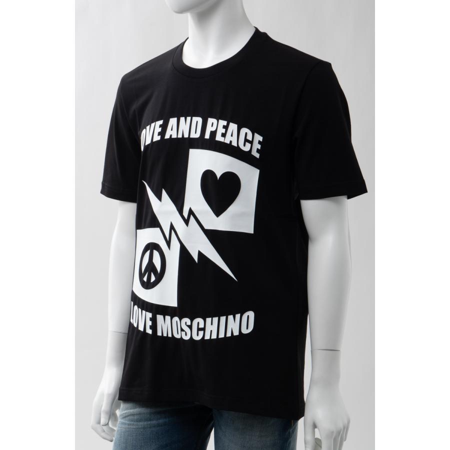 海外への送料無料 ラブモスキーノ Tシャツ 半袖 丸首 クルーネック
