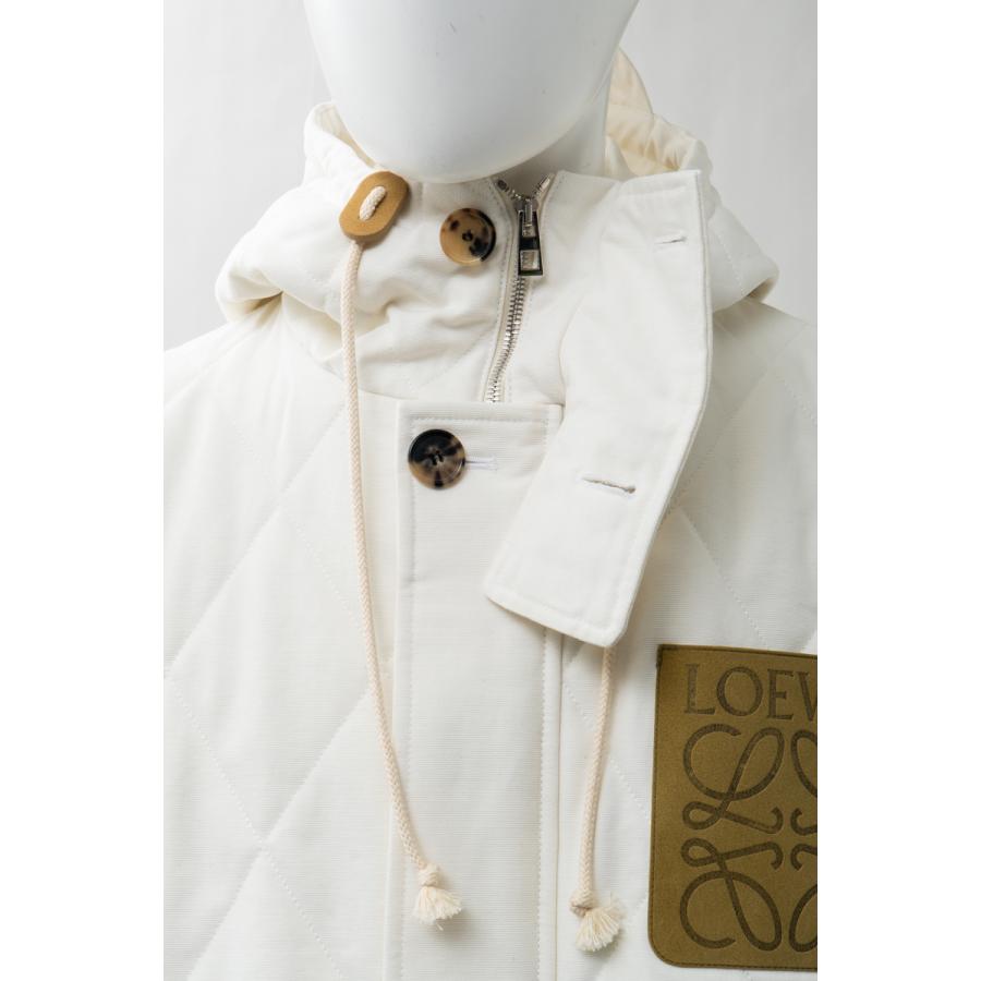 ロエベ ブルゾン キルティング コート メンズ H526Y02W06 ホワイト Loewe 2021年春夏新作