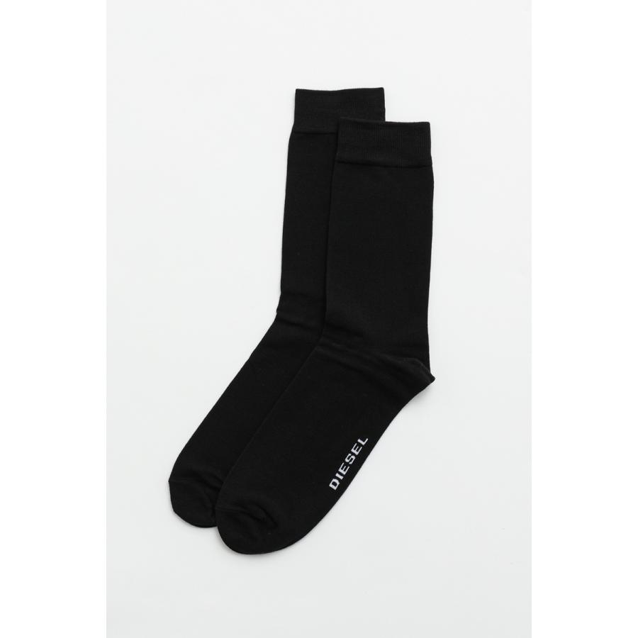 ディーゼル ソックス ハイソックス 靴下 メンズ 00sayh 0cazc ブラック Diesel Diffusion 通販 Yahoo ショッピング
