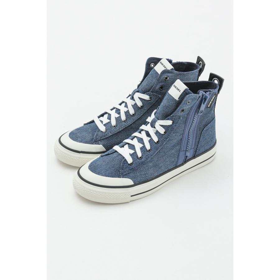 ディーゼル スニーカー ハイカット シューズ 靴 S Astico Mid Zip Sneakers メンズ Y P3412 デニム Diesel Diffusion 通販 Yahoo ショッピング