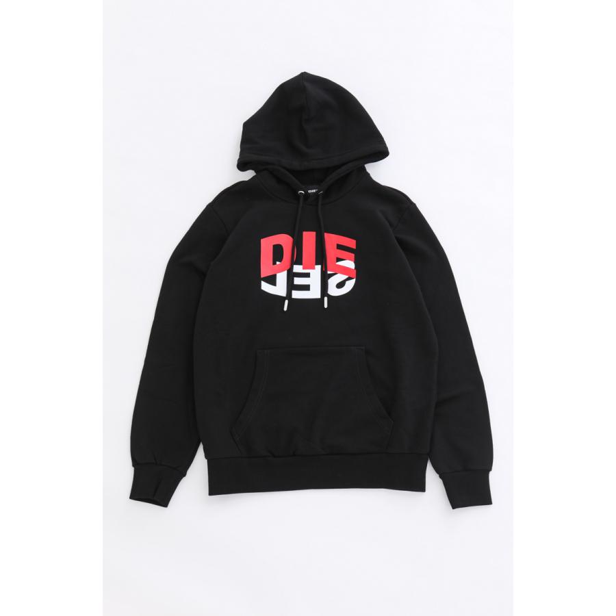 豪華な 新品 L パーカー スウェット フーディ ディーゼル ロゴ