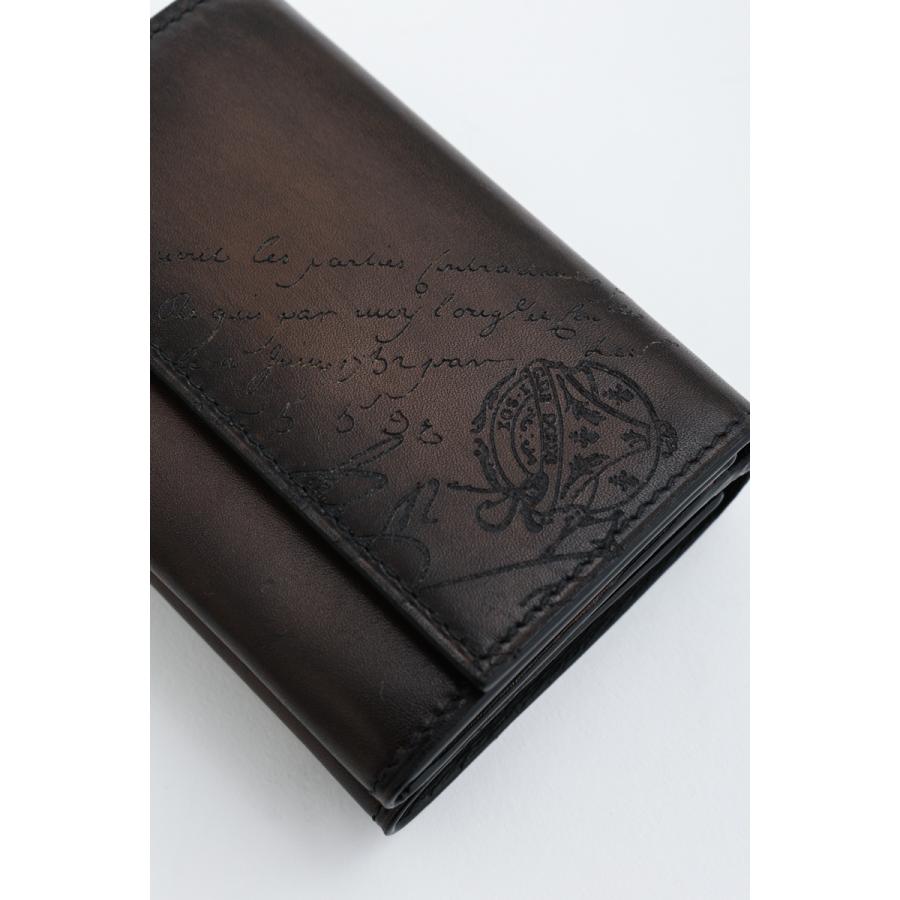 ベルルッティ 財布 三つ折り ACAJOU JOUR ICE BLACK N214785 ダーク ベルルッティ 財布 三つ折り ACAJOU JOUR ICE BLACK N214785 ダーク