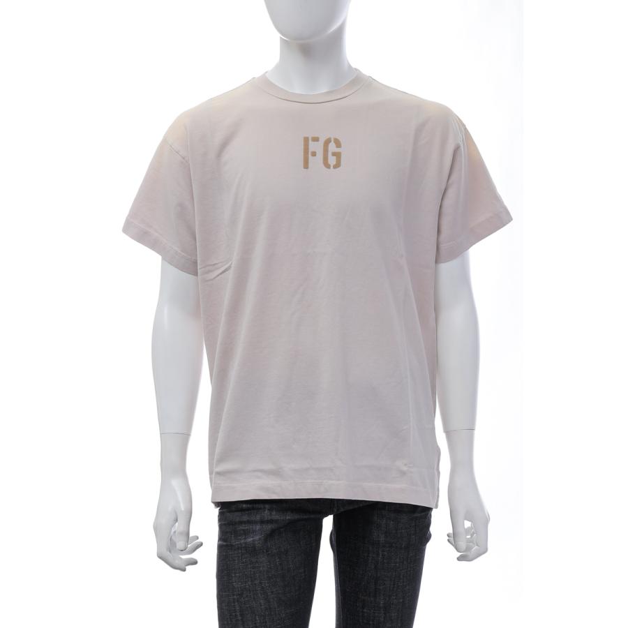 あなたにおすすめの商品 メンズ ウォッシュ加工 クルーネック 丸首 半袖 Tシャツ フィアーオブゴッド FG50025CTJ 2021年春夏新作 GOD OF FEAR ベージュ 半袖