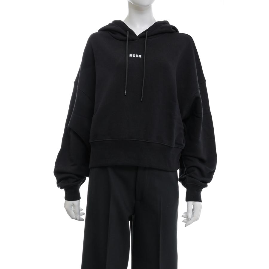 エムエスジーエム トレーナー スウェットパーカー フーディー 2000MDM509 200000 レディース 00MDM509 200000 ブラック MSGM