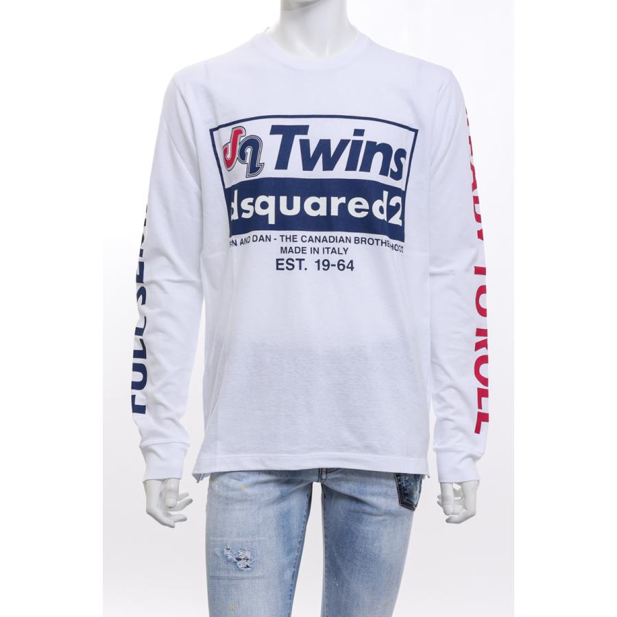 再再販 ディースクエアード ロングｔシャツ ロンt 長袖 丸首 クルーネック メンズ S74gd0869s22507 ホワイト Dsquared2 2021年秋冬新作 4500342 Diffusion 通販 Yahoo ショッピング 安い購入 Yguacumaquinas Com Br
