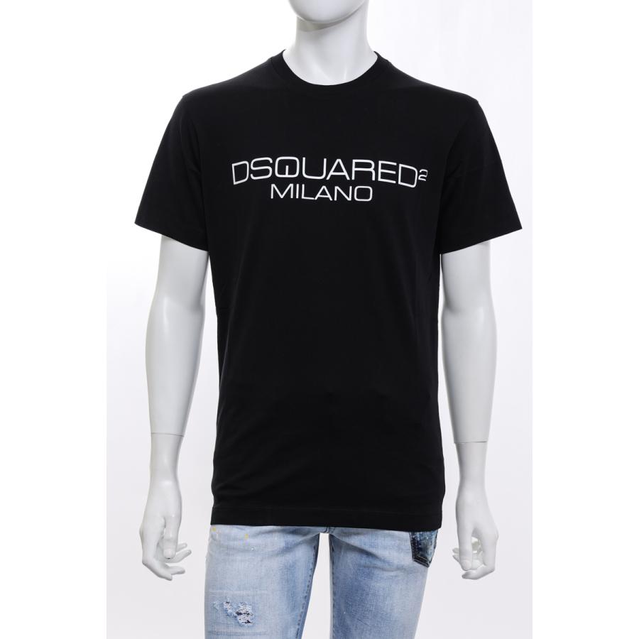 売上実績no 1 クルーネック 丸首 半袖 Tシャツ ディースクエアード 送料無料 ディースクエアード Tシャツ メンズ 21年秋冬新作 Dsquared2 ブラック S74gd09s Tシャツ カットソー Pharmapathway Com