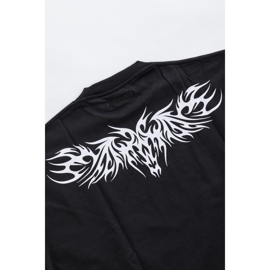 新入荷!!【日本未発売】 ヴェトモン ロングＴシャツ ロンT 長袖 丸首 クルーネック メンズ UA52TR590B ブラック Vetements 2021年秋冬新作 【QGW6586468144】(23123円)