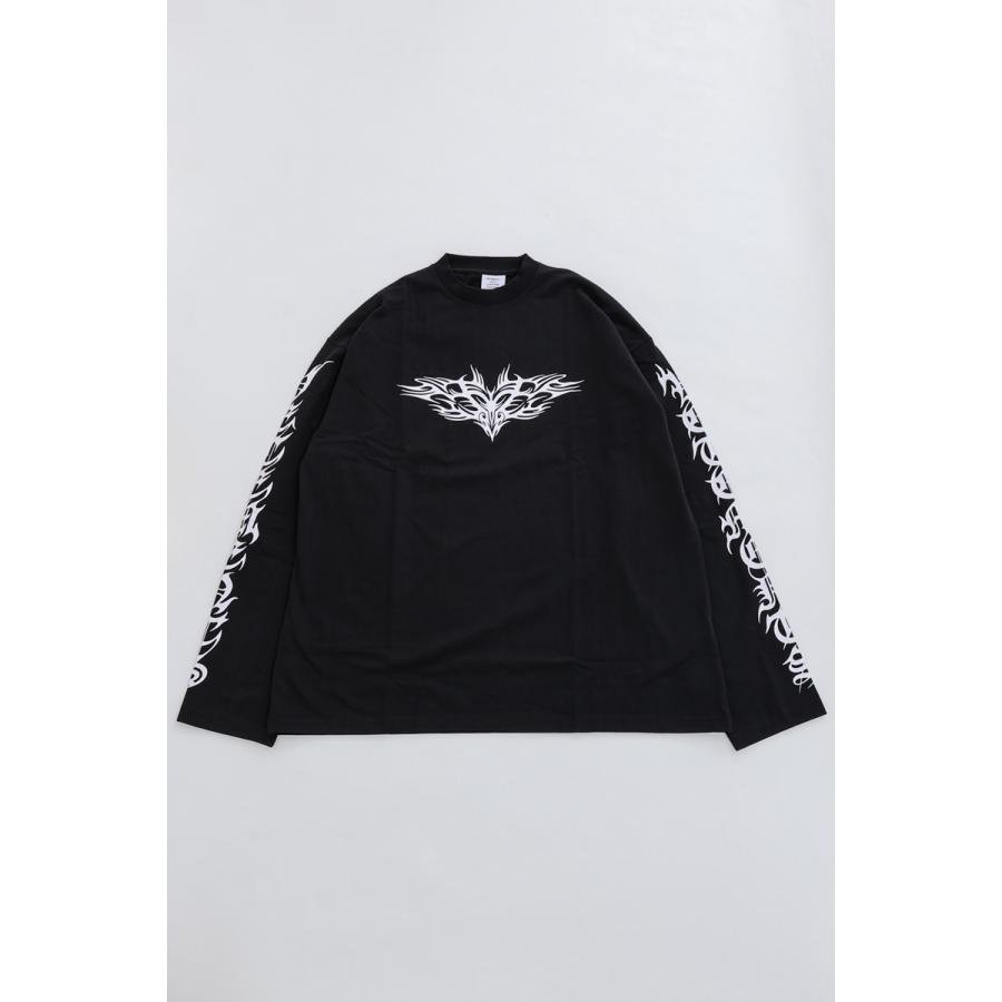 新入荷!!【日本未発売】 ヴェトモン ロングＴシャツ ロンT 長袖 丸首 クルーネック メンズ UA52TR590B ブラック Vetements 2021年秋冬新作 【QGW6586468144】(23123円)