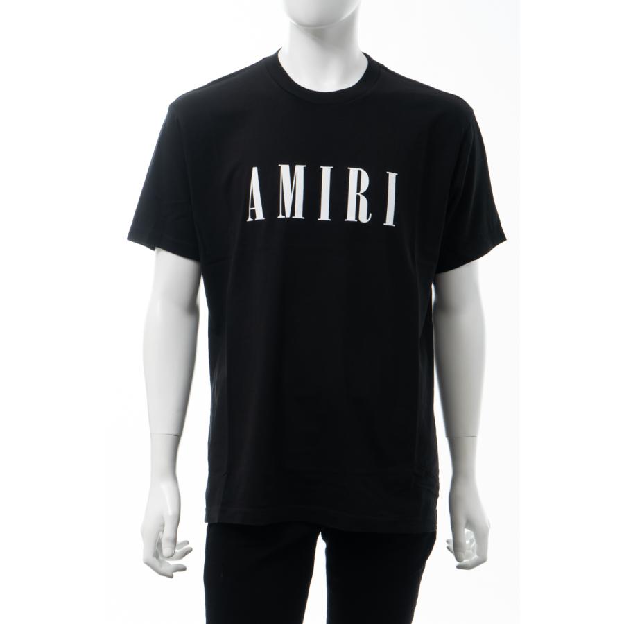 アミリ Tシャツ 半袖 丸首 クルーネック メンズ XMJLT001 ブラック
