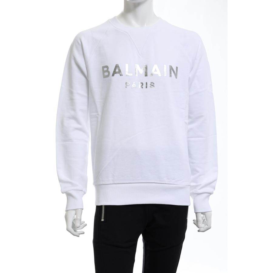 期間限定送料無料】 バルマン BALMAIN ロゴ スウェット ブラック 旧