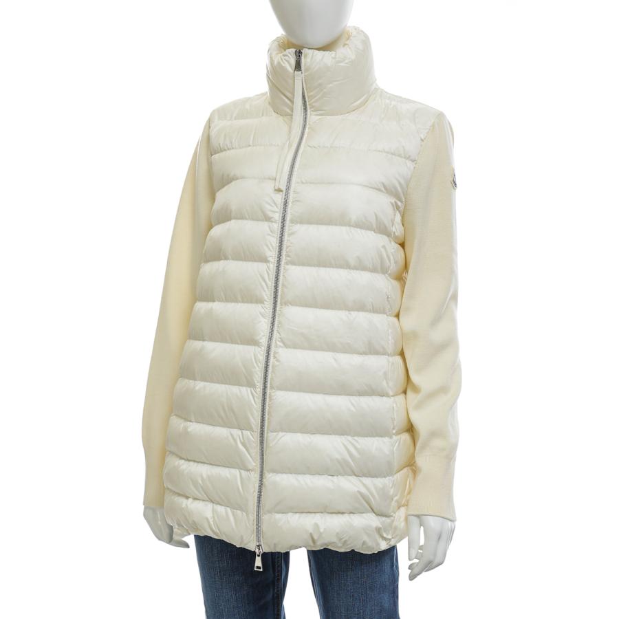 新入荷!!【日本未発売】 モンクレール ダウンブルゾン ダウンジャケット レディース 9B00031 M1131 アイボリー MONCLER 2021年秋冬新作 【P1790676227】(62865円)