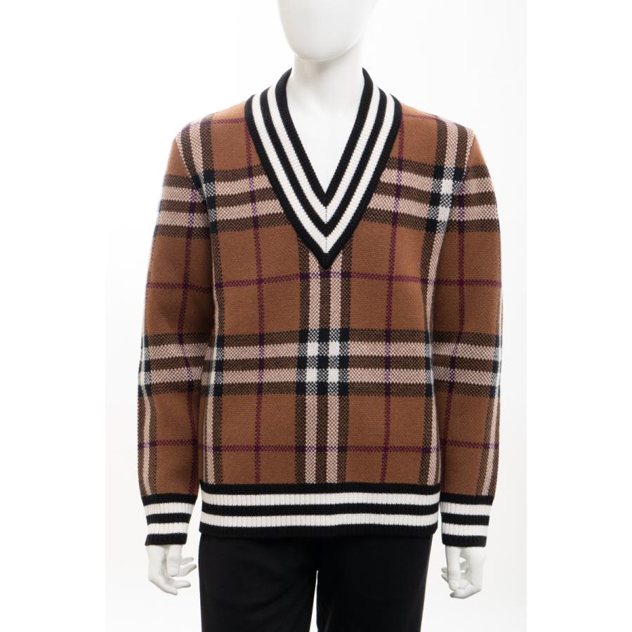 Burberry】Vネック セーター-