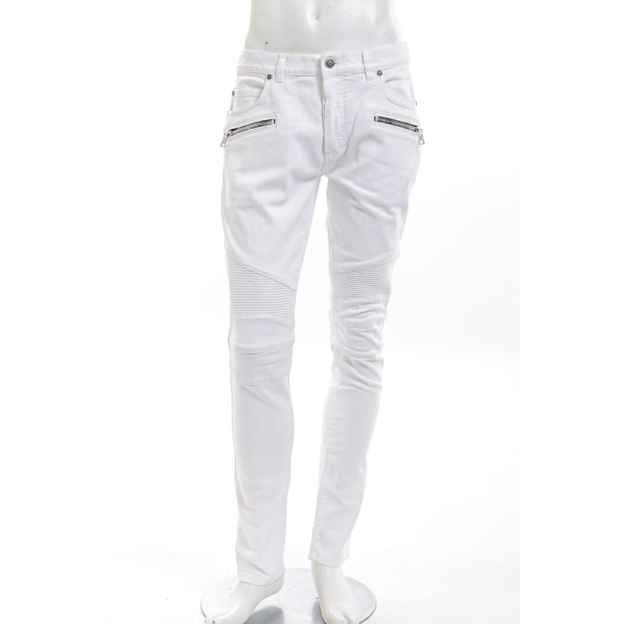 バルマン ジーンズパンツ デニム ホワイトデニム XH1MG005DB690FA メンズ XH1MG005 DB69 ホワイト BALMAIN 2022年春夏新作