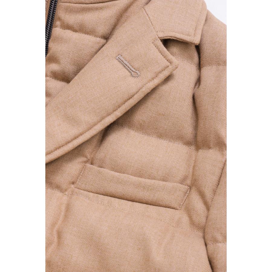 ヘルノ ダウンコート ダウンジャケット ロングダウン PI000906U332782000 NORFOLK COAT メンズ PI000906U 33278 ブラウン HERNO 2023年秋冬新作 ファッション メンズファッション コート、アウター