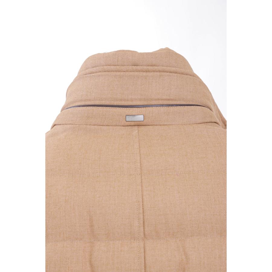 ヘルノ ダウンコート ダウンジャケット ロングダウン PI000906U332782000 NORFOLK COAT メンズ PI000906U 33278 ブラウン HERNO 2023年秋冬新作 ファッション メンズファッション コート、アウター