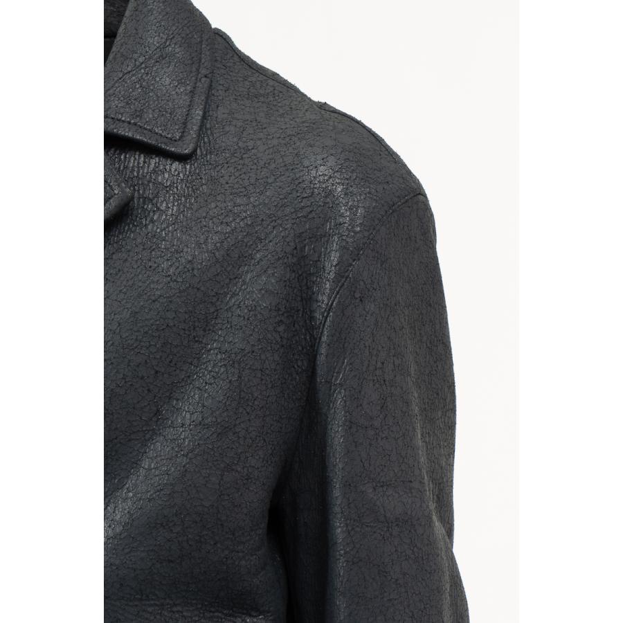 【数量限定アウトレット品】 ディーゼル レザーコート L-COAT メンズ A06342 0AGAH グレー DIESEL 【MYK2017837919】(70840円)