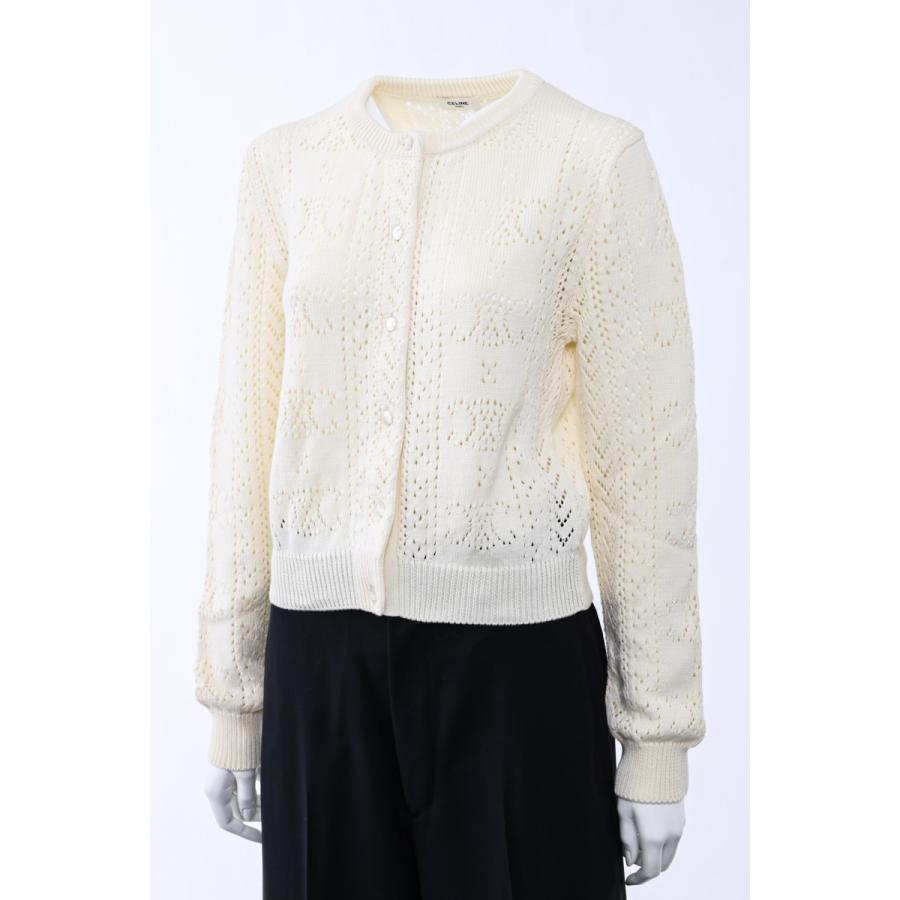 CELINE ホワイトカーディガン 【公式通販】