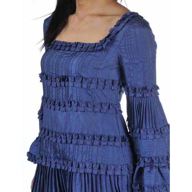 人気ブランドの新作 ブルマリン Bluemarin ワンピース ブルー レディース 長袖ワンピース Bluemarin ブルマリン Sale Outlet アウトレットセール ワンピース チュニック Www Gediscovery Edu Pe