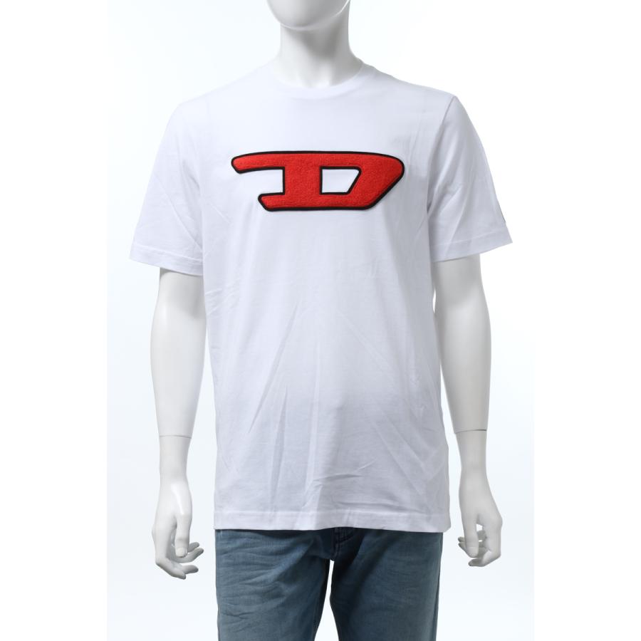 ディーゼル Tシャツ 半袖 丸首 クルーネック T-JUST-DIVISION-D