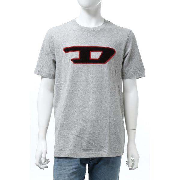 ディーゼル Tシャツ 半袖 丸首 クルーネック T-JUST-DIVISION-D