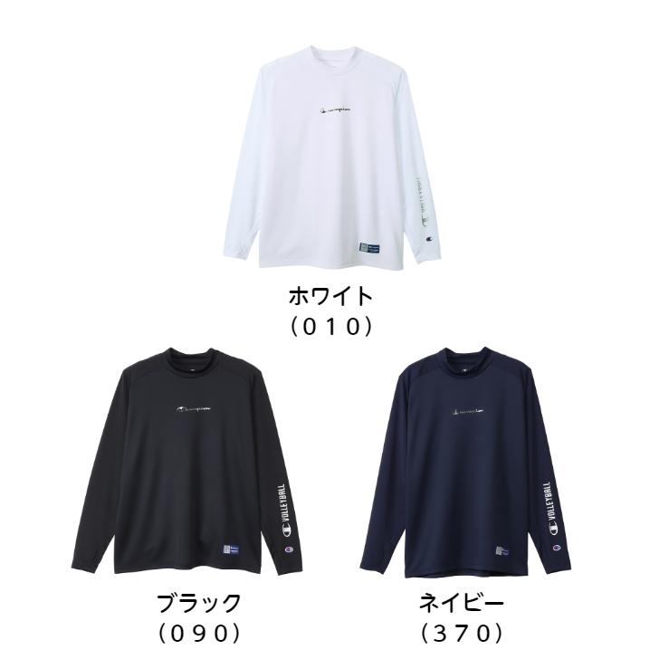 【メール便だと送料無料】 長袖 プラクティスシャツ サムホール付き チャンピオン Champion C3YV412 | メンズ レディース バレーボール シャツ | Champion | 03