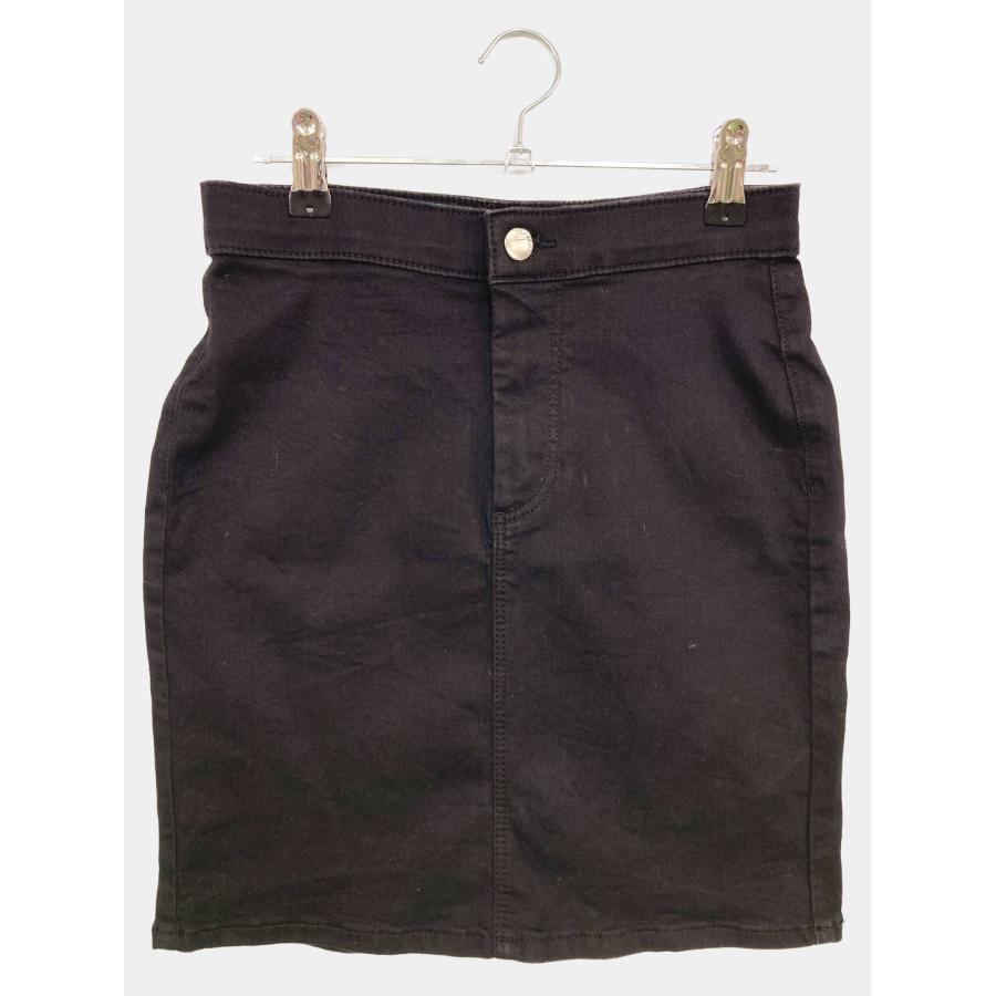 TOPSHOP トップショップ デニムスカート UK10 EUR38 US6 ブラック レディース | TOPSHOP