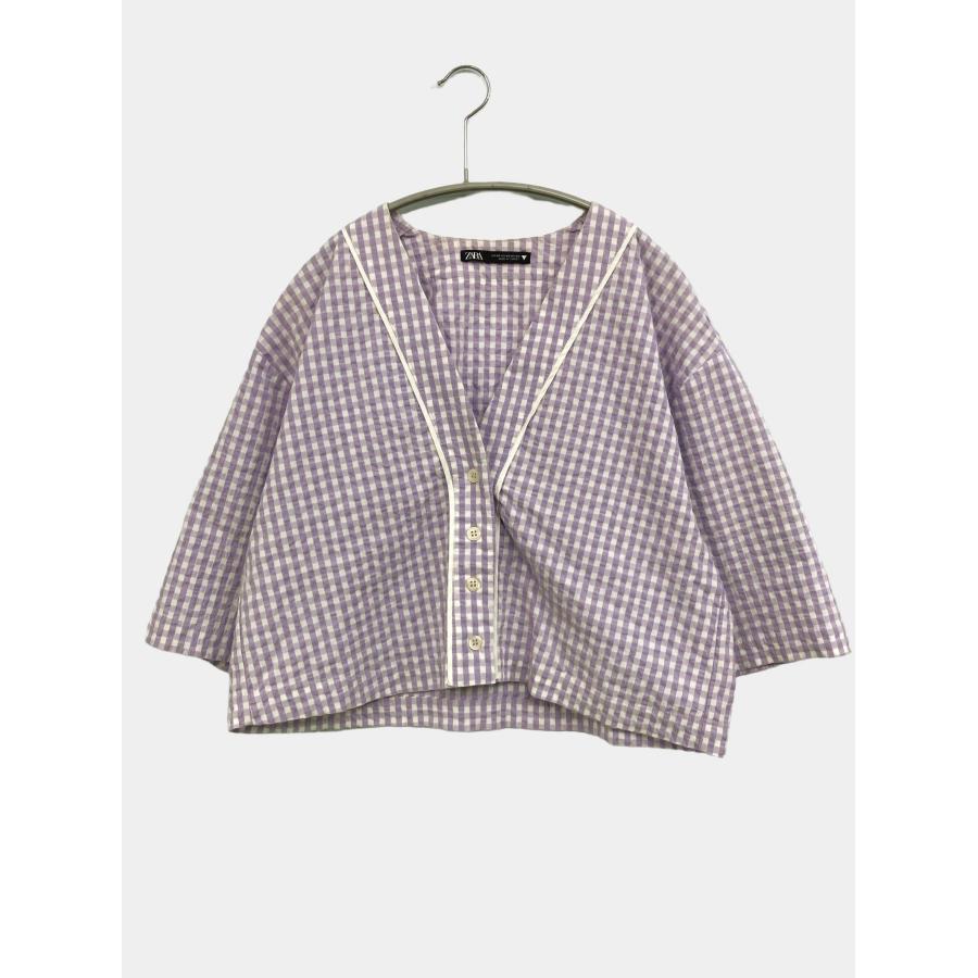 ZARA ザラ カーディガン/ボレロ EUR XS パープル レディース | ZARA