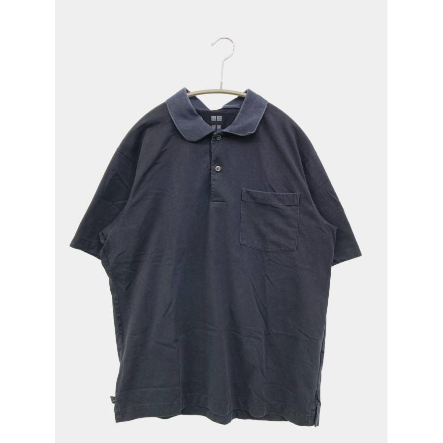 UNIQLO ユニクロ ポロシャツ M ブラック メンズ | 