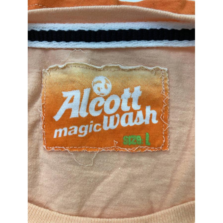 Alcott magic wash Tシャツ/カットソー L オレンジ レディース |  | 02