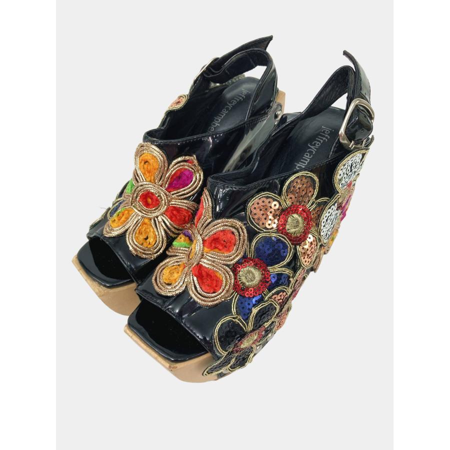 JEFFREY CAMPBELL ジェフリーキャンベル サンダル 37 ブラック レディース | 