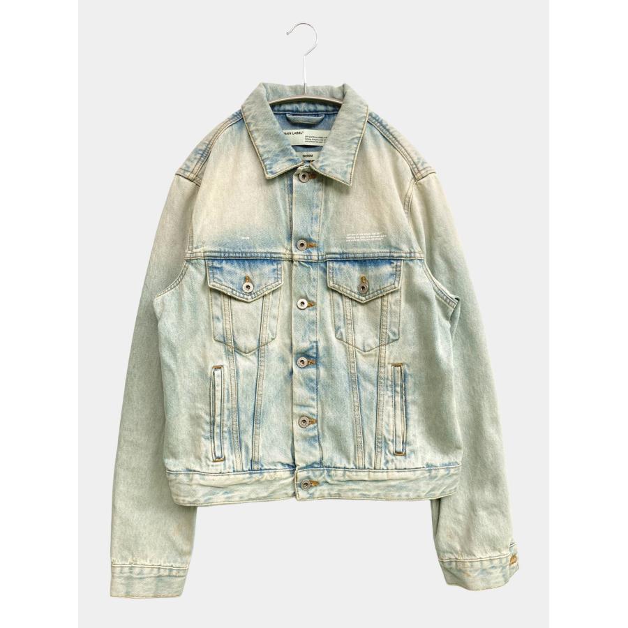OFF-WHITE オフホワイト デニムジャケット 42 スカイブルー メンズ 