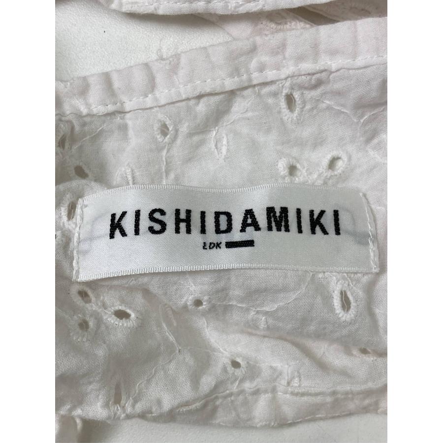 KISHIDA MIKI トップス ホワイト レース 刺繍 ショート丈 レディース |  | 02